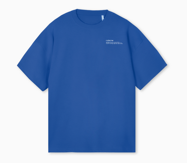 Text T-shirt - Royal Blue